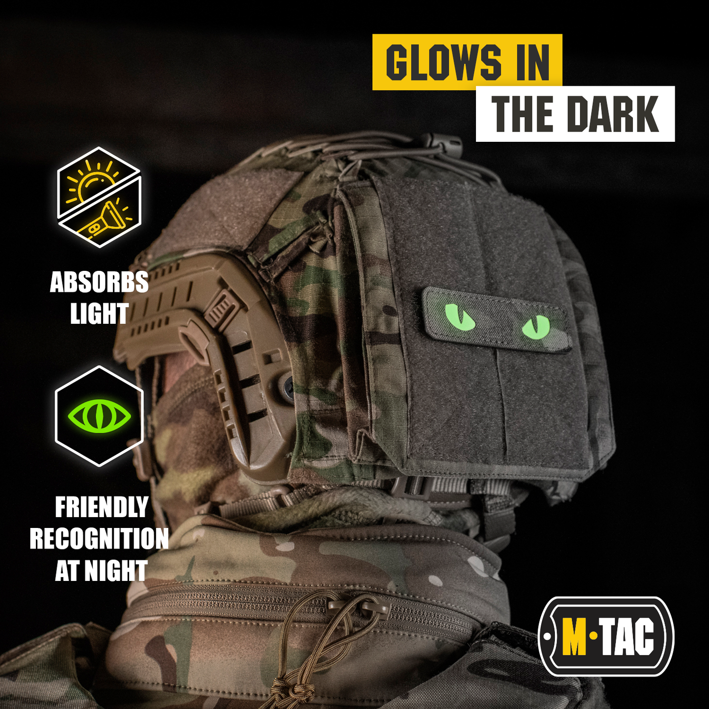 M-Tac Patch Cat Eyes Laser Cut