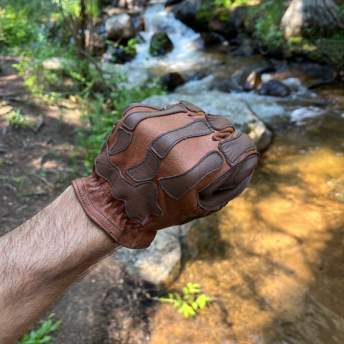 D7 Special - Buffalo Leather Skeleton Glove