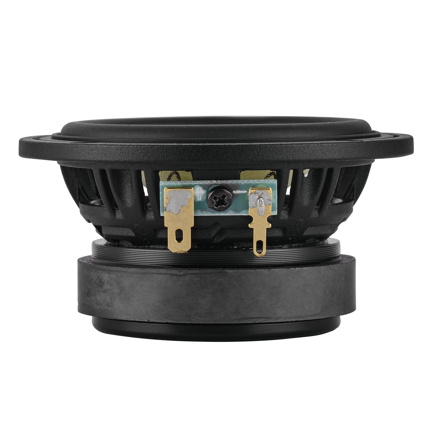 DXQ 3.5” Midrange Speaker with Yellow Straw + Composite Foam Cone | 60W RMS 4-Ohm