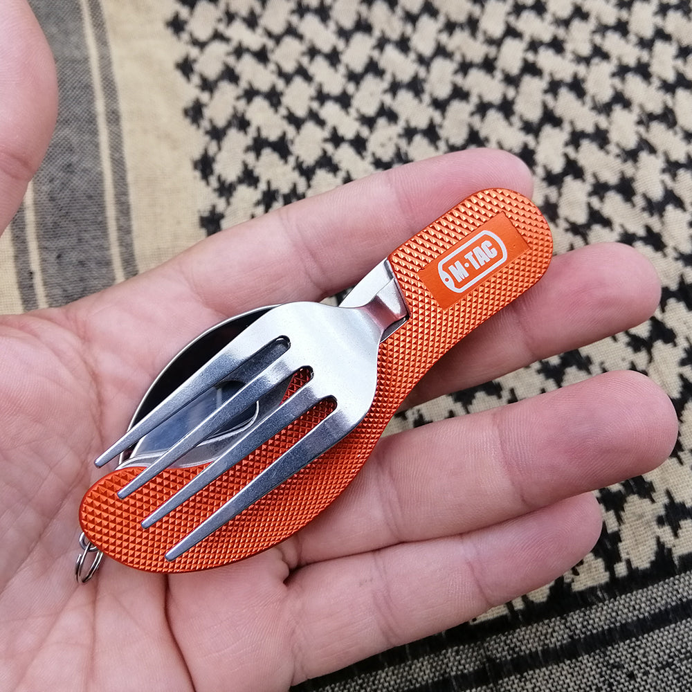 M-Tac Folding Two-Piece Cutlery Set