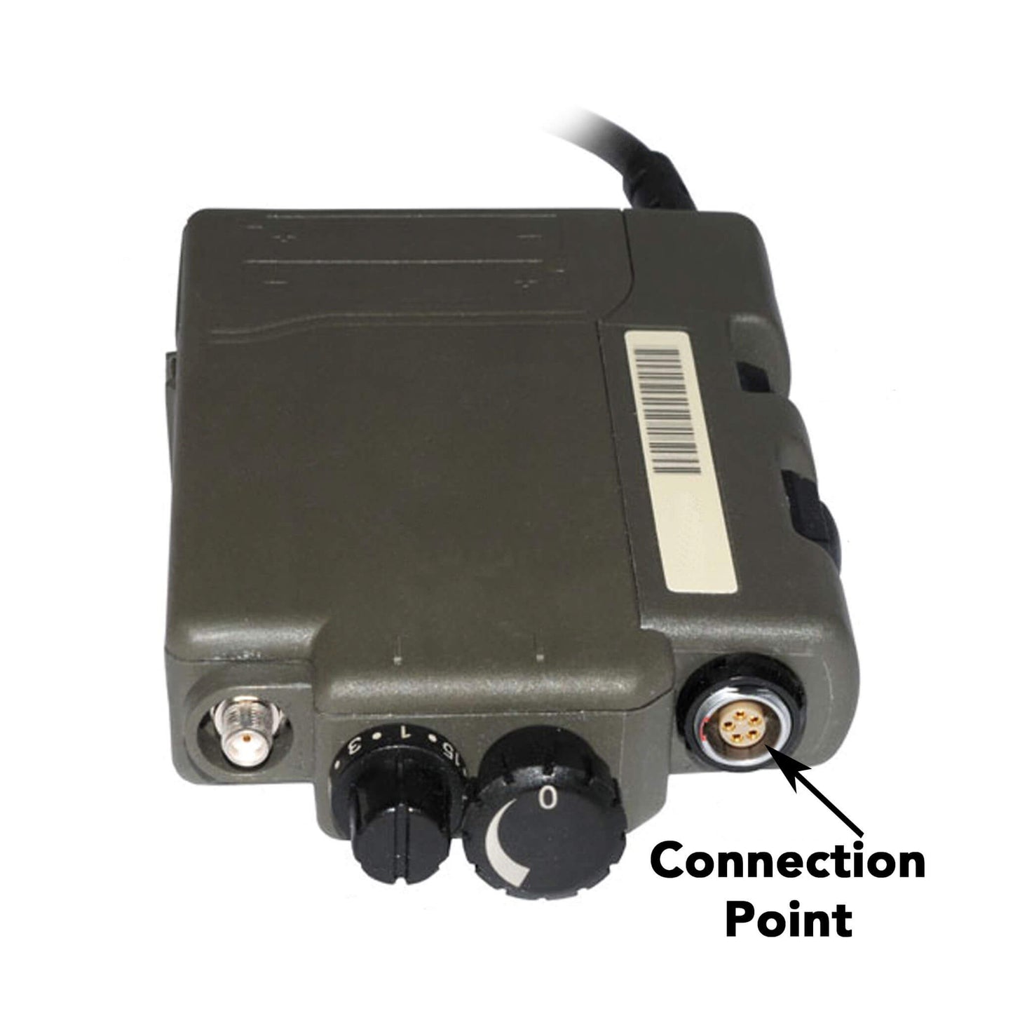 Tactical 2 Wire Mic & Earpiece Kit - Selex/Marconi/Bowman H4855, H4855U,  AN/PRC-343, Personal Role Radio PRR Integrated Intra Squad Radio IISR - LEMO 5 Pin Connector