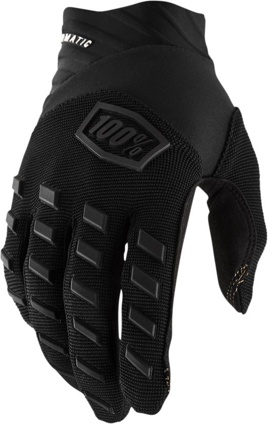 100% Airmatic Gloves - Black/Charcoal - Small 10000-00000