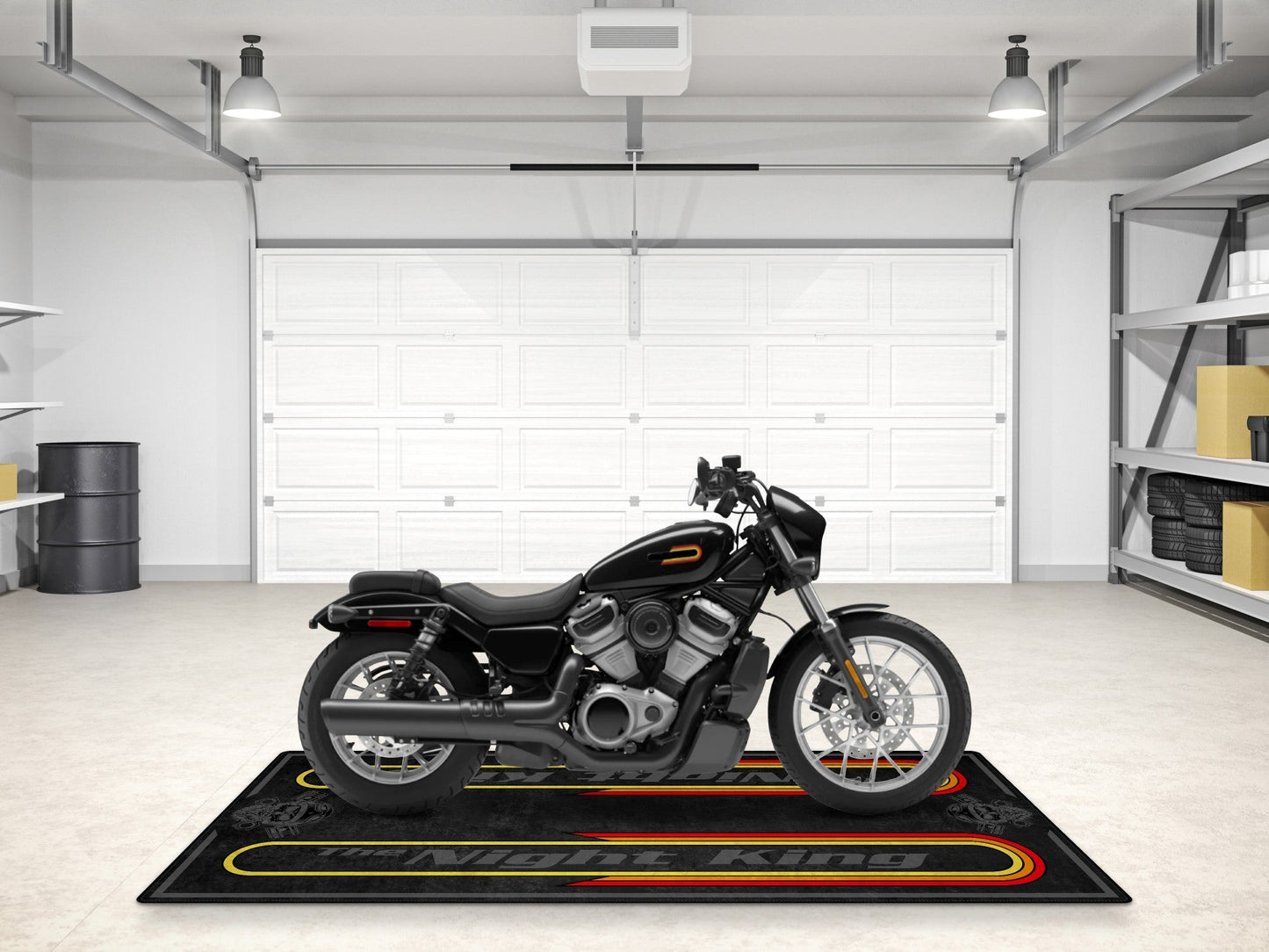 MPM Motorcycle Mat for Cruiser Motorcycle "The Night King" - MM7301