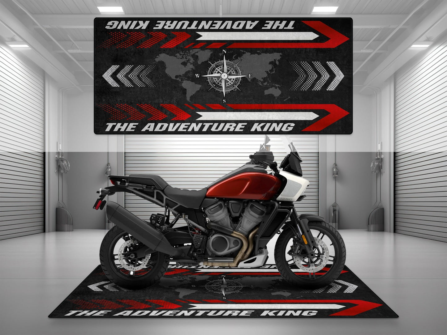 MPM Motorcycle Mat for Adventure Motorcycle "The Adventure King" - MM7341