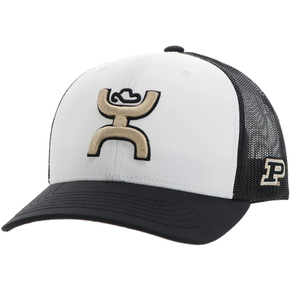 HOOey Purdue University  (Black/White/ Gold) - Trucker Cap