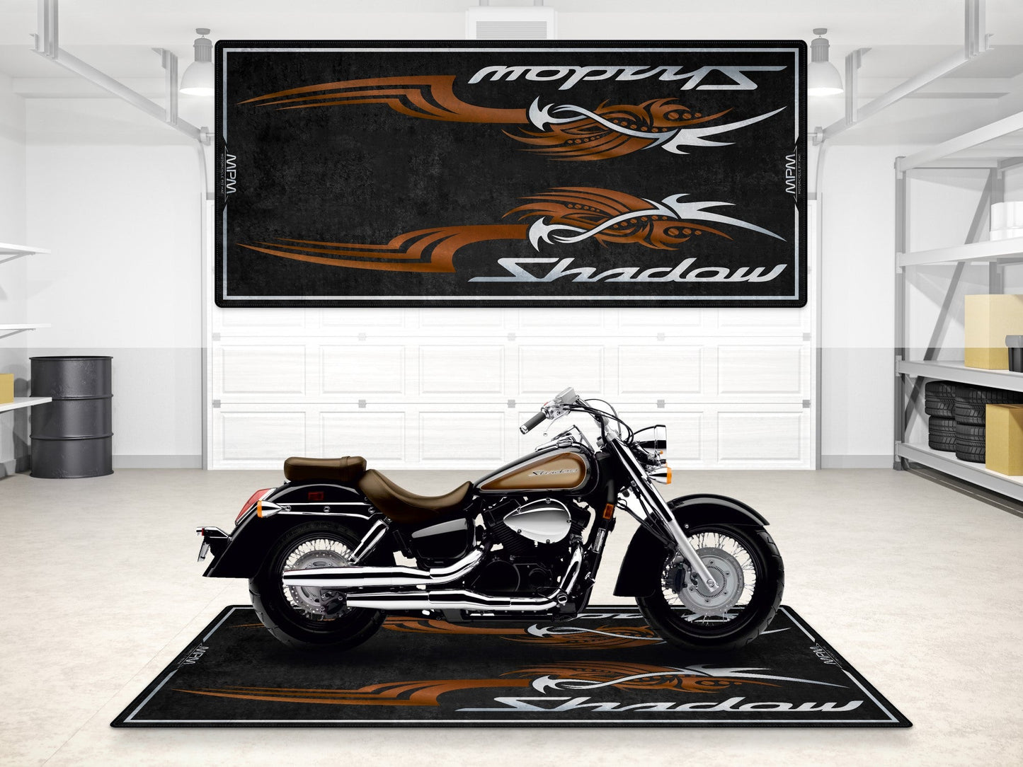 MPM Motorcycle Mat for Honda Shadow Aero - MM7437