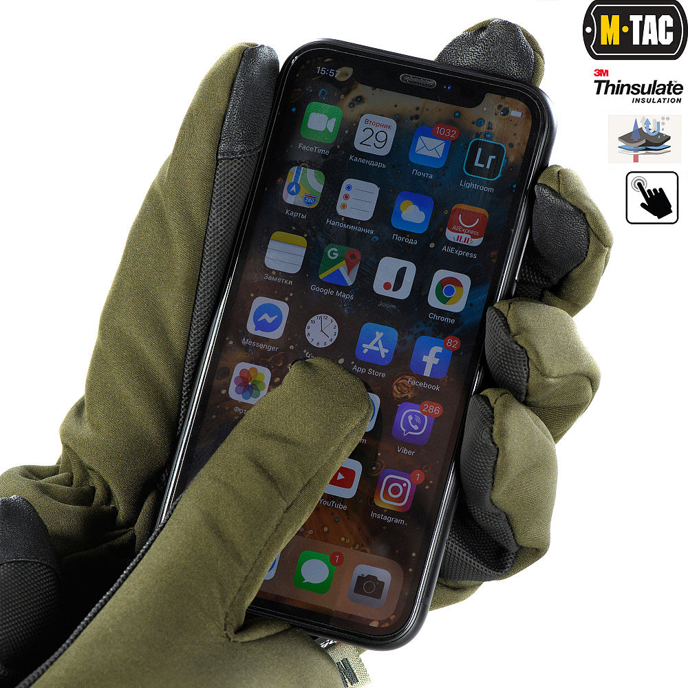 M-Tac Soft Shell Thinsulate Gloves