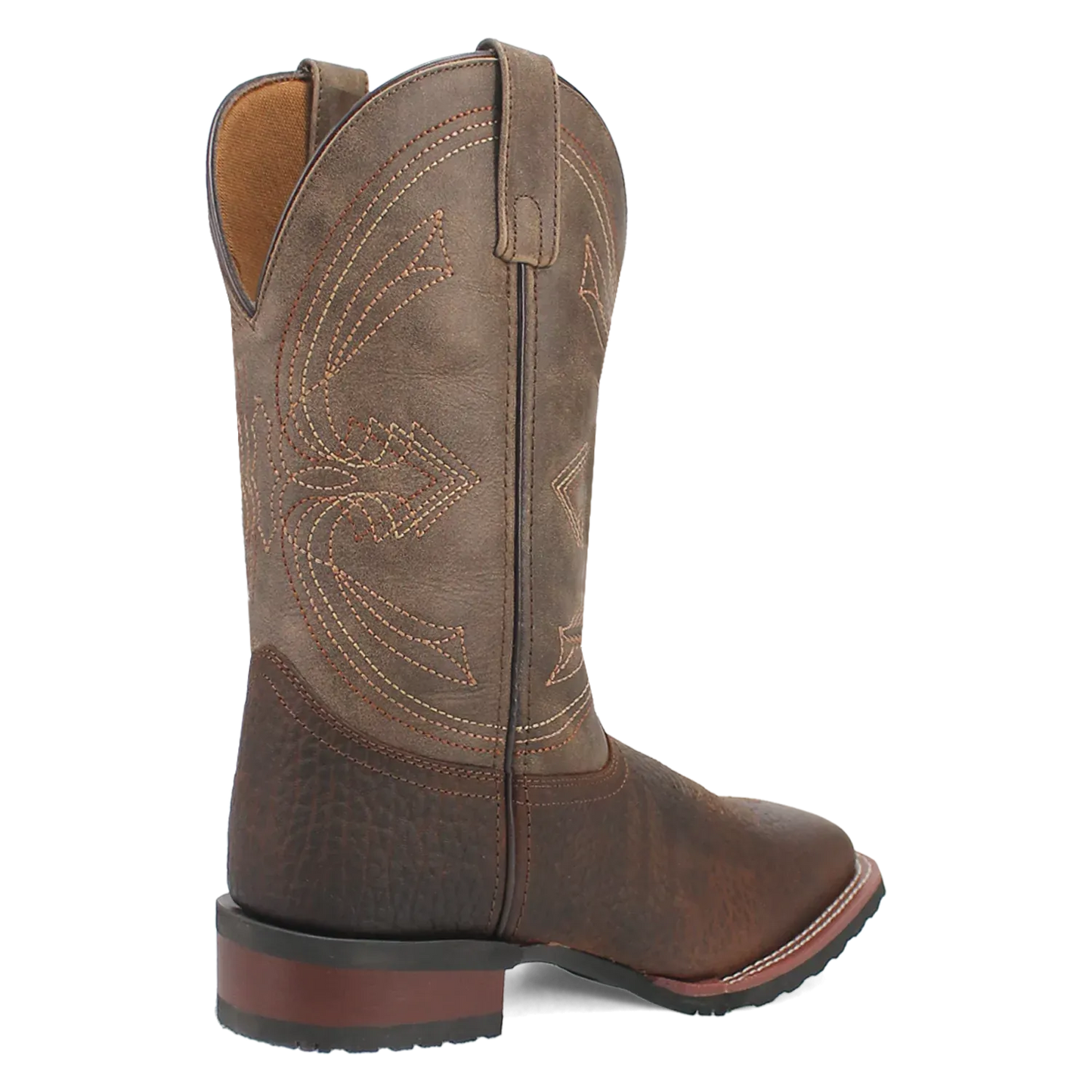 Laredo Elias (Chocolate/Tan) - Men's Leather Cowboy Boots