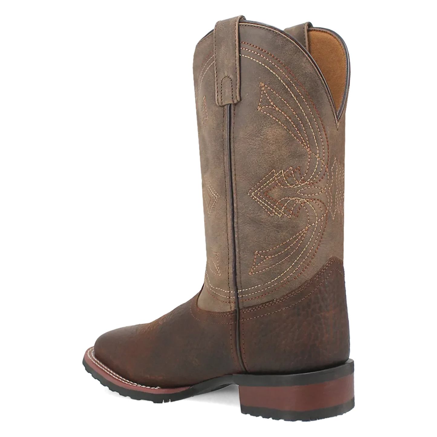 Laredo Elias (Chocolate/Tan) - Men's Leather Cowboy Boots