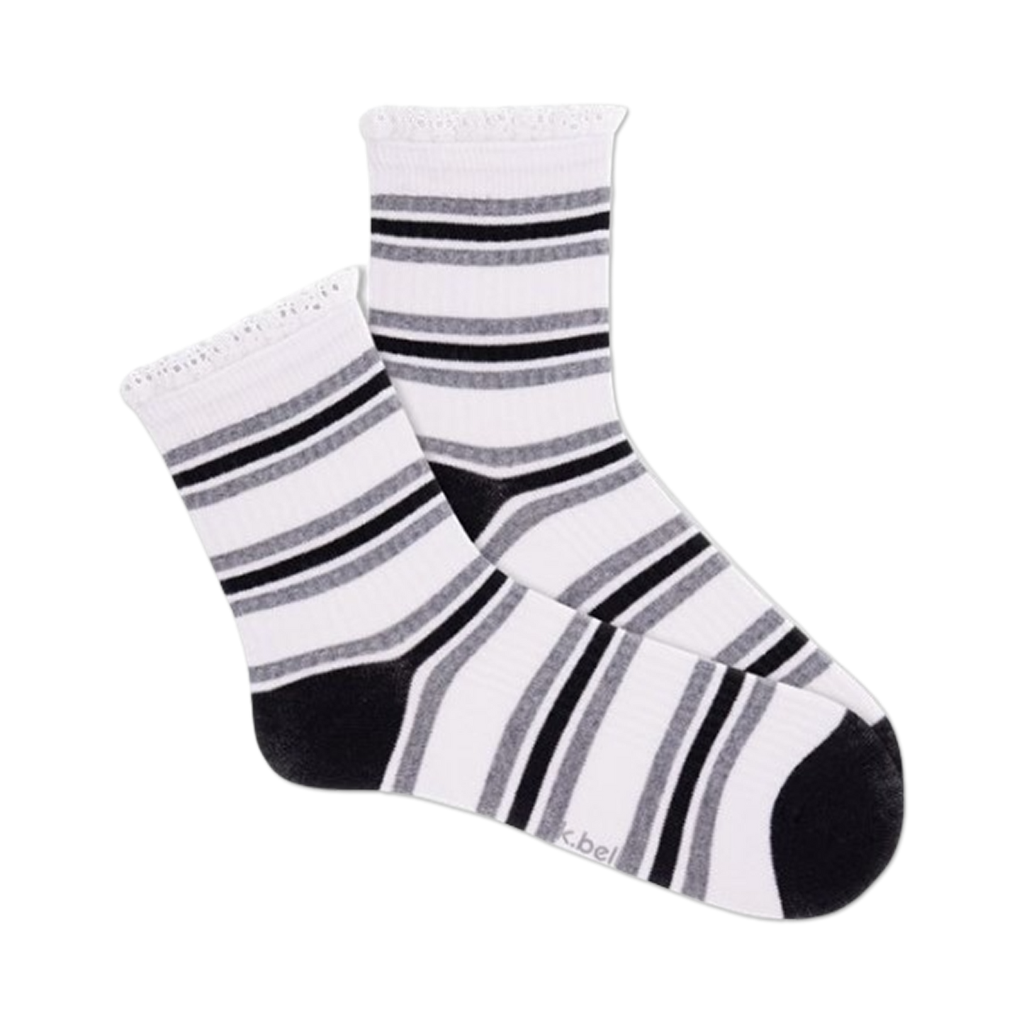 Crochet Lace Ribbed Quarter