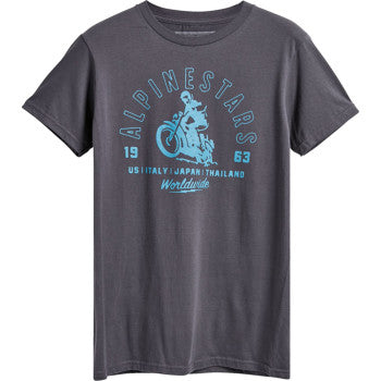 ALPINESTARS Sander T-Shirt - Charcoal - Large 12337212018L