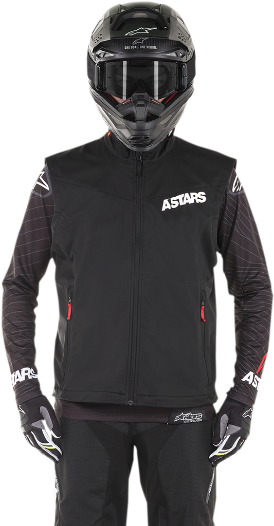 ALPINESTARS Session Race Vest - Black/Red - Large 4753519-13-L