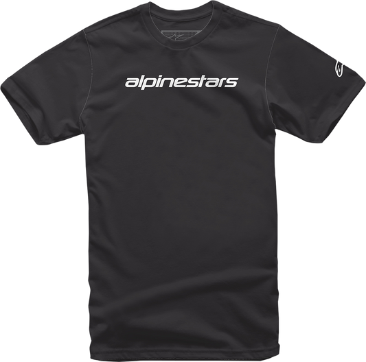 ALPINESTARS Linear Wordmark T-Shirt - Black/Gray - Medium 1212-720201011M