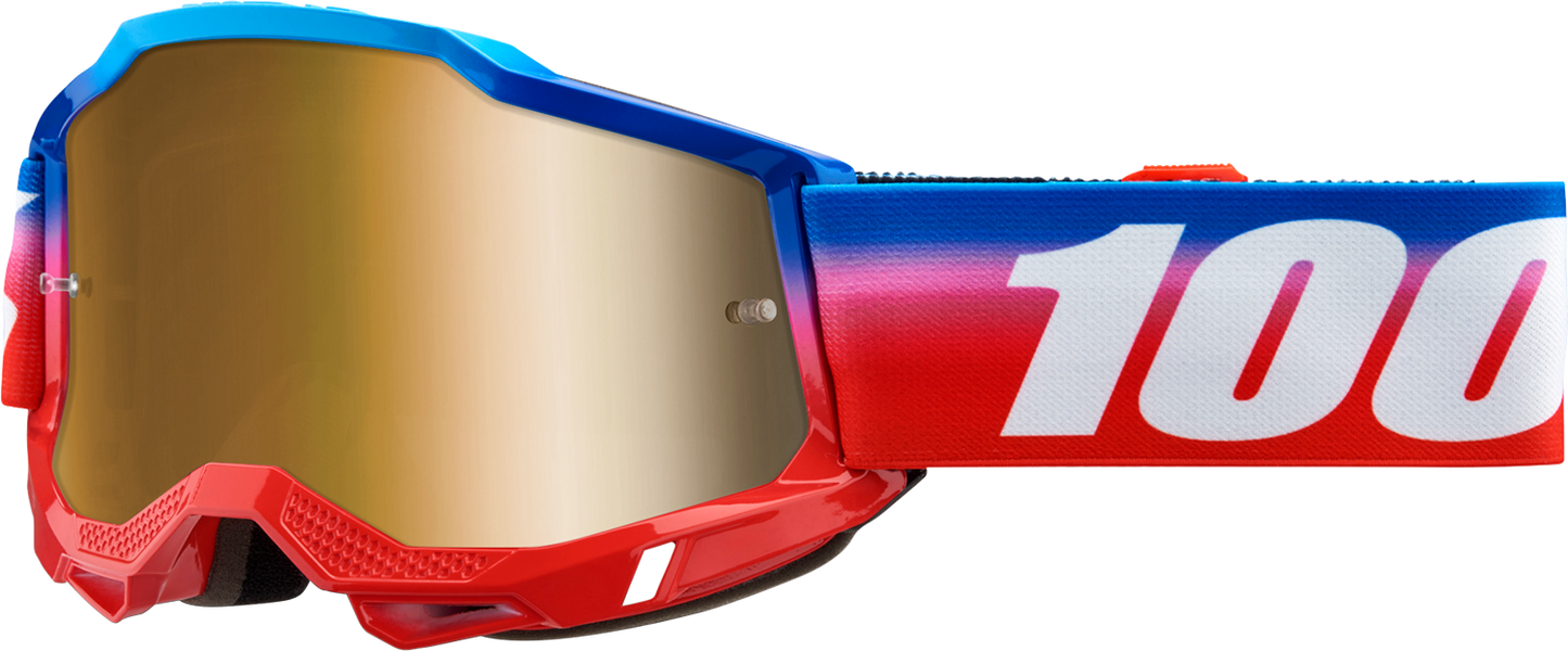 100% Accuri 2 Goggles - Unity - True Gold Mirror 50014-00025