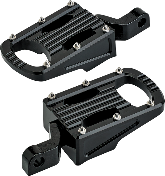 BILTWELL Punisher Footpeg - Step - Black 7005-203-02