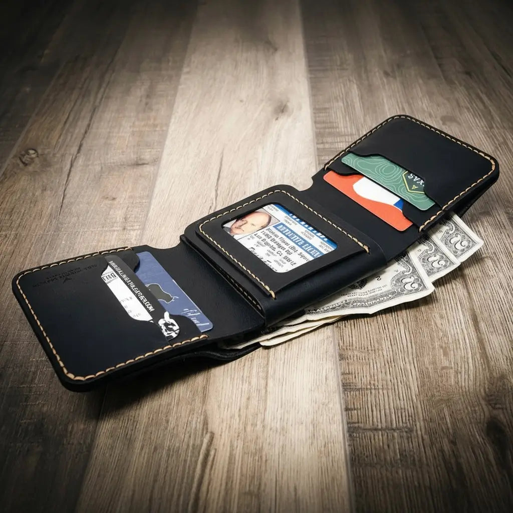 Badge Trifold Wallet