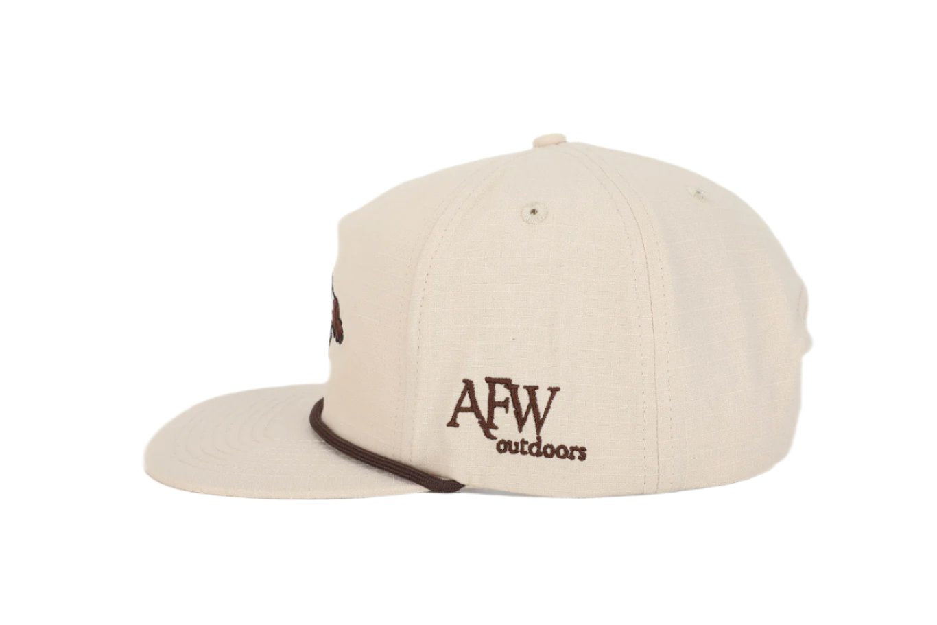 Light Khaki Pointer Ripstop Rope Hat