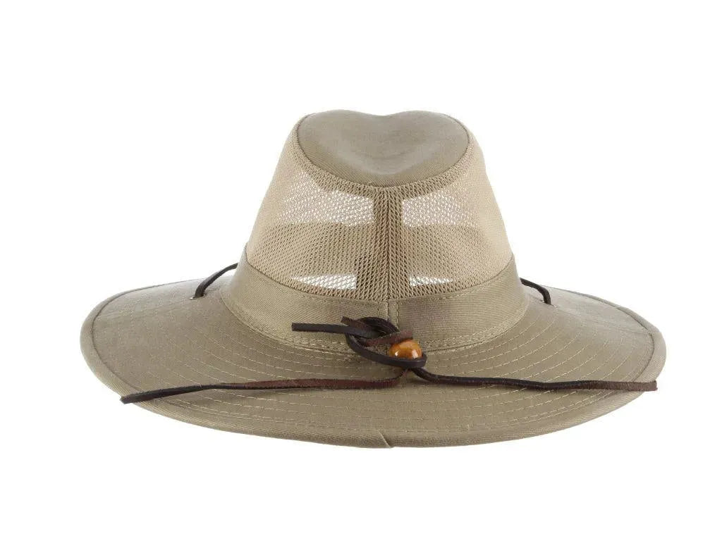 Dorfman Pacific Traveler - Canvas Outback Fedora Hat (Closeout)