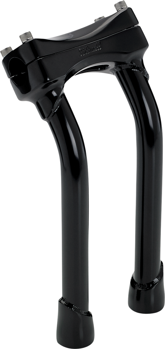 BILTWELL Risers - Murdock - Oversized - Pullback - 10" - Black 6414-201-10