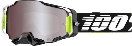 100% Armega Goggles - RACR - HiPER Silver Mirror 50003-00007