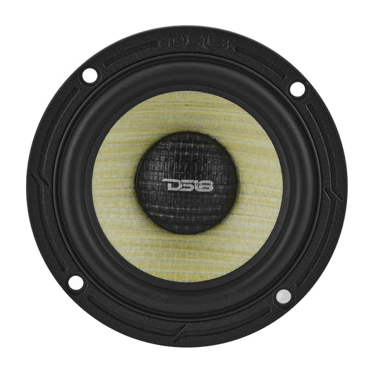 DXQ 6.5" 3-Way Component Speaker Set with Yellow Straw + Composite Foam Cone | 150W RMS 4-Ohm