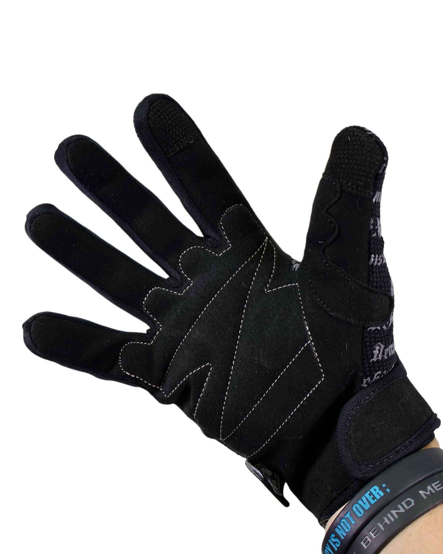 NEW! Big Skull Padded Riding Gloves