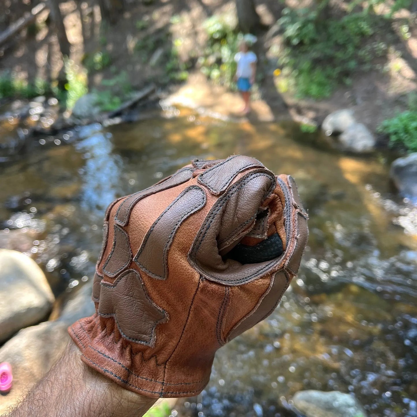 D7 Special - Buffalo Leather Skeleton Glove