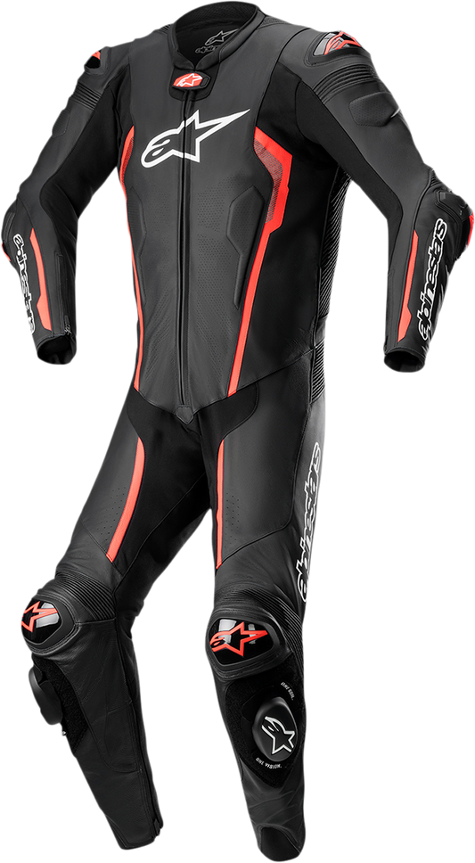 ALPINESTARS Missile v2 1-Piece Suit - Black/Red Fluorescent - US 38 / EU 48 3150122-1030-48