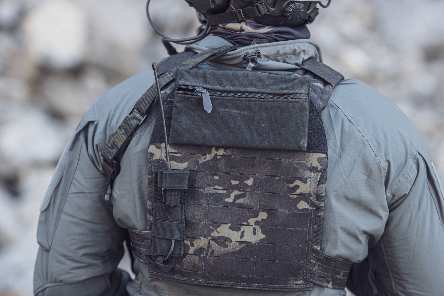 Tactical Antenna Relocation Kit(Black, Tan, or Green) - Harris/Tait TP3000, TP3300, TP3350, & TP3500