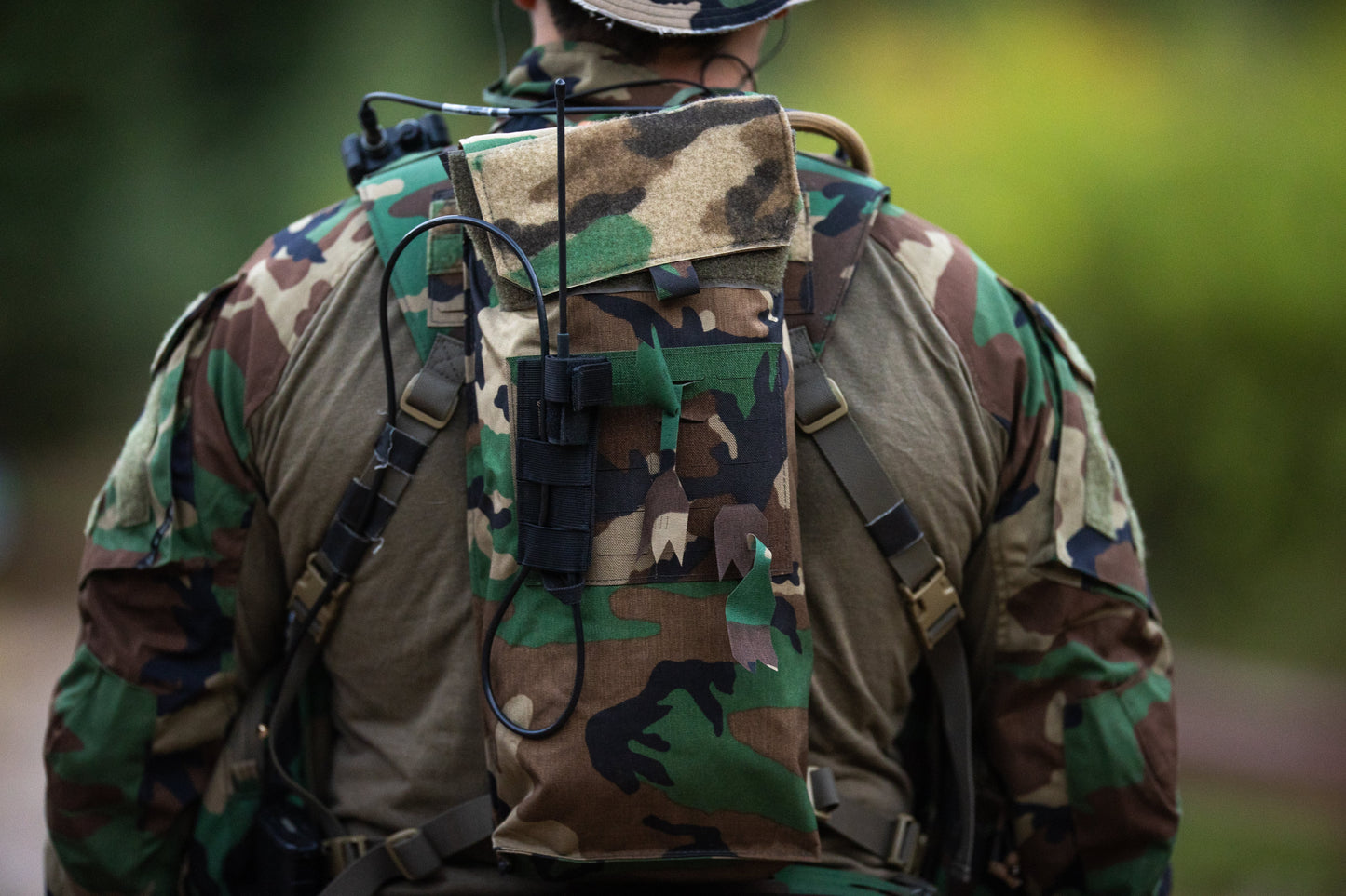 Tactical Antenna Relocation Kit(Black, Tan, or Green) - Motorola Series: HT, XTS, XPR, APX(APEX), MOTOTRBO & More