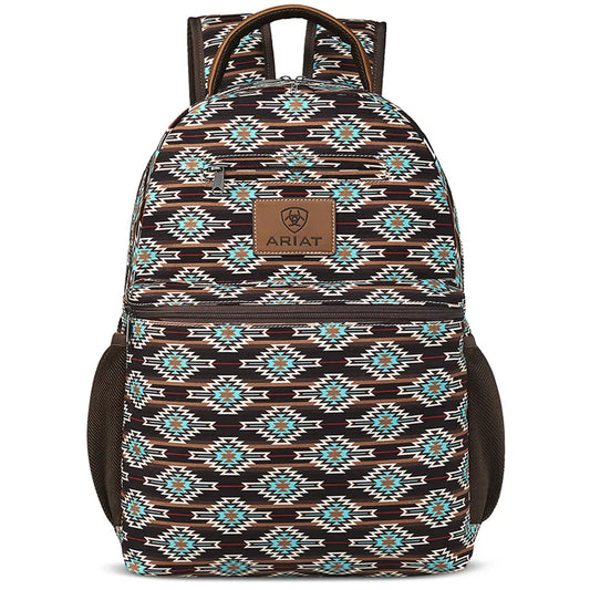 Ariat Southwest Backpack (Brown/Turquoise) - Backpack
