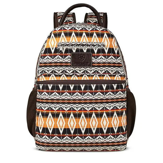 Ariat Southwest Diamond Backpack (Brown/Mustard) - Backpack