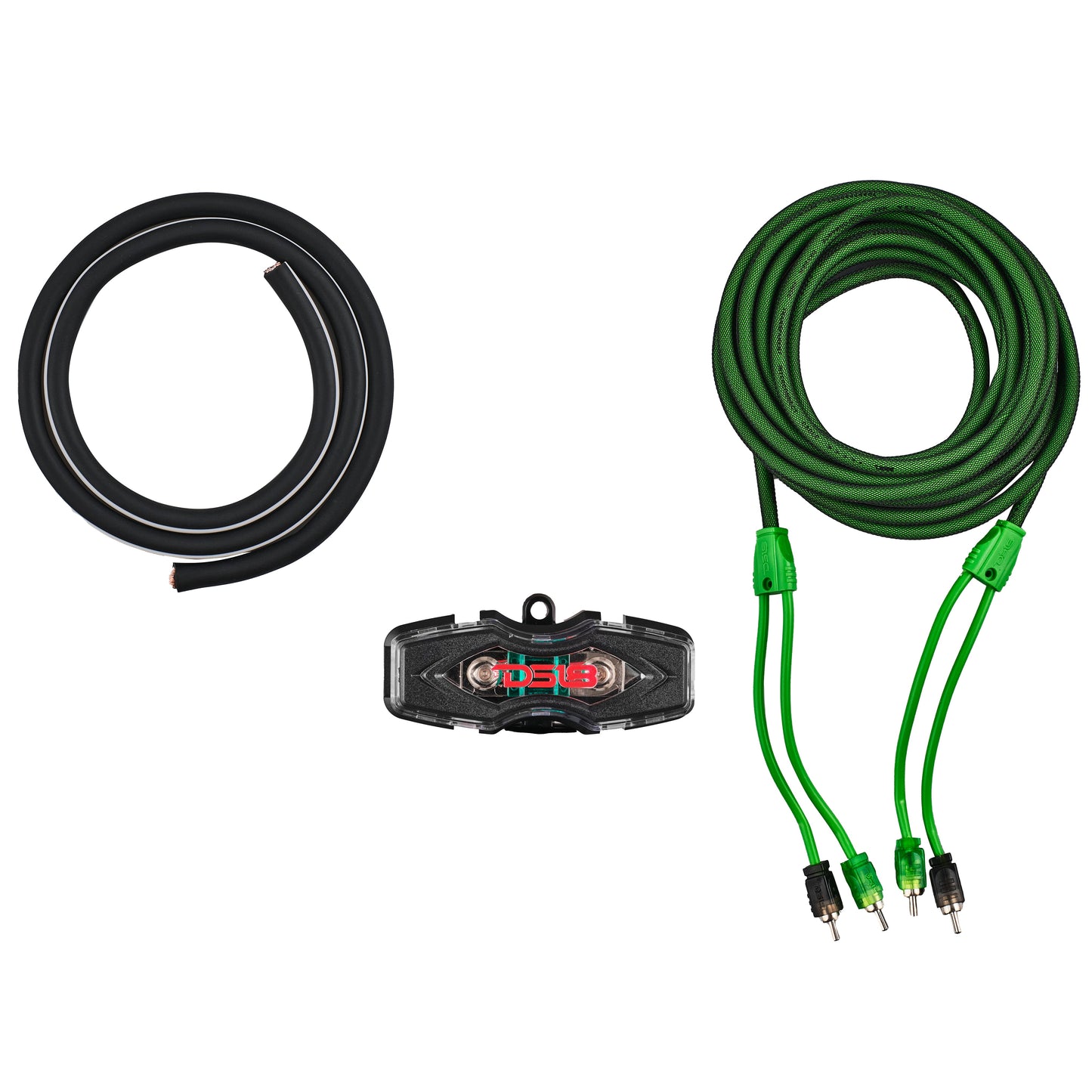 4-GA Amplifier Installation Kit - GREEN