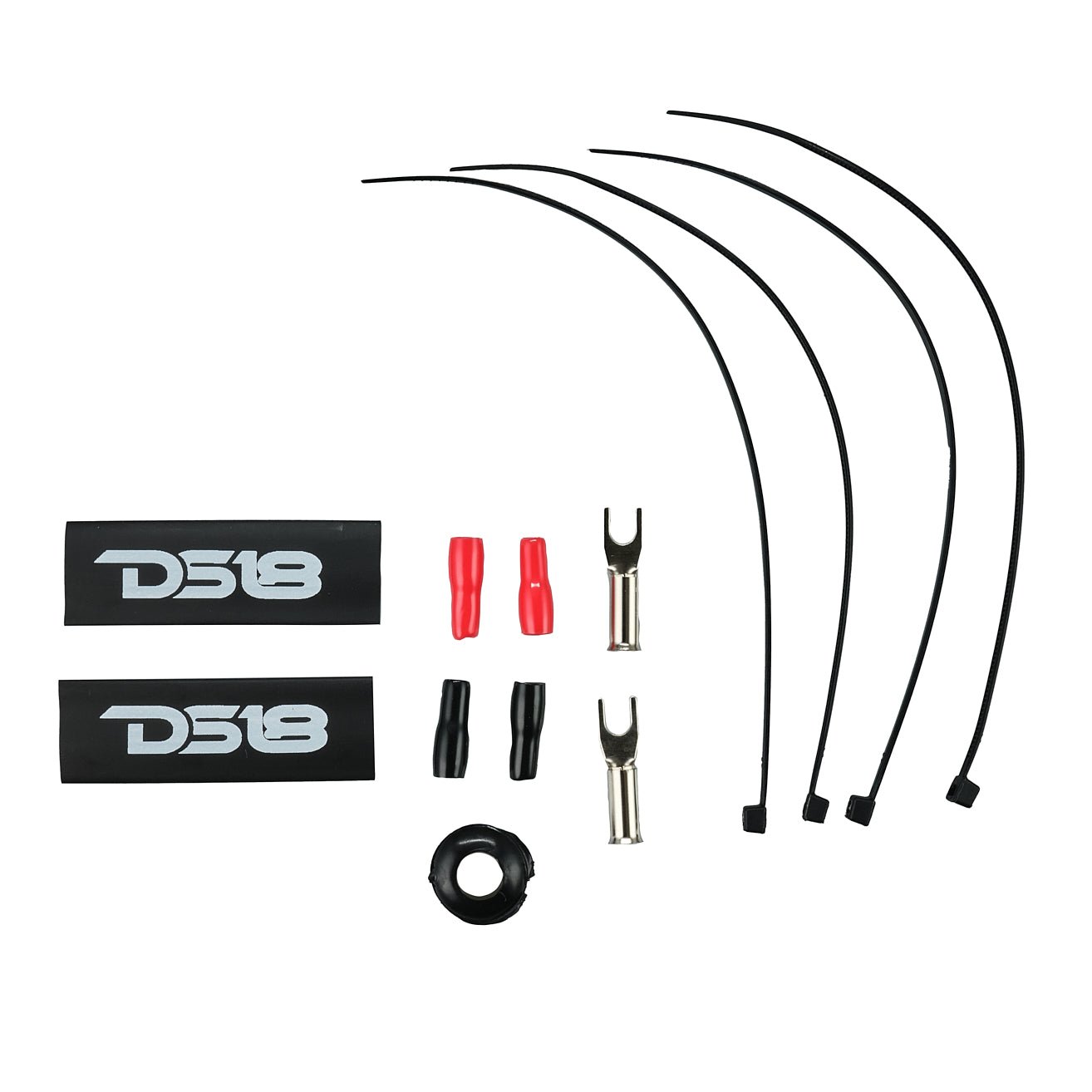 8-GA Amplifier Installation Wiring Kit - Red