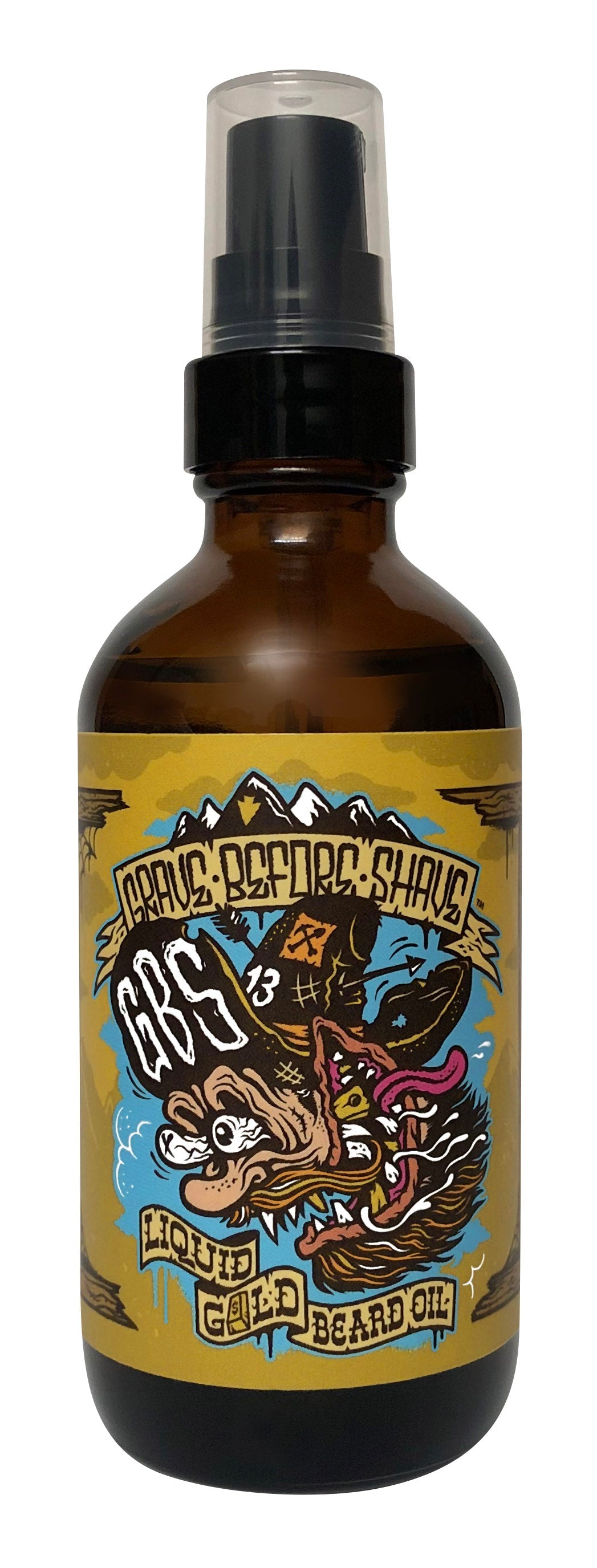 4oz. BIG BOTTLE OF GRAVE BEFORE SHAVE™  BEARD OIL