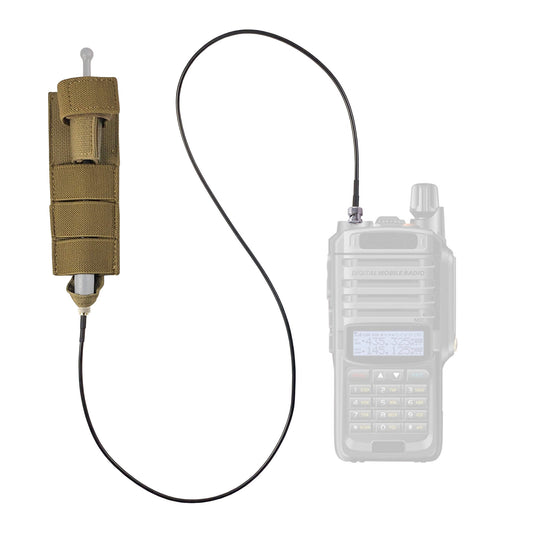 Tactical Antenna Relocation Kit(Black, Tan, or Green) - BNC Version