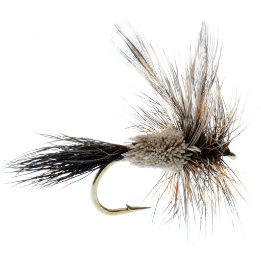 Barbless Adams Irresistible Classic Dry Fly - 1 Dozen Flies Hook Size 12