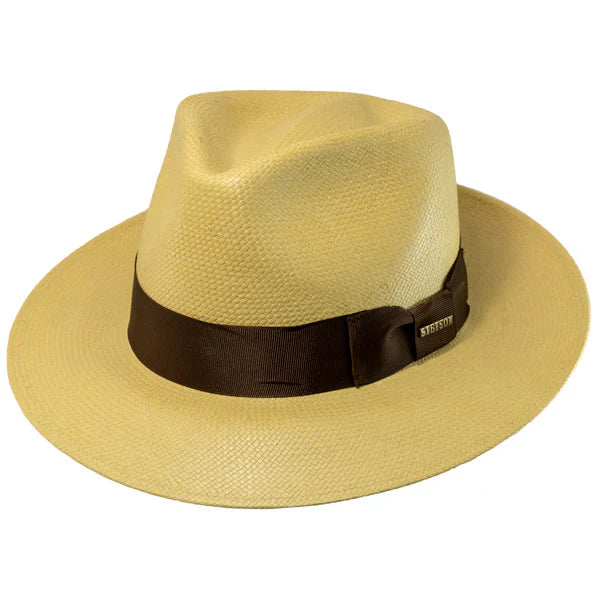 Stetson Adventurer - Shantung Panama Straw Fedora Hat