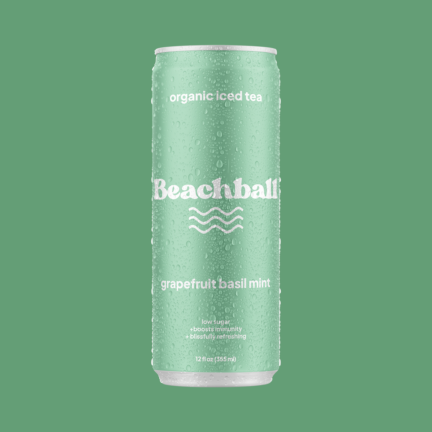 Organic Iced Tea [Grapefruit Basil Mint]