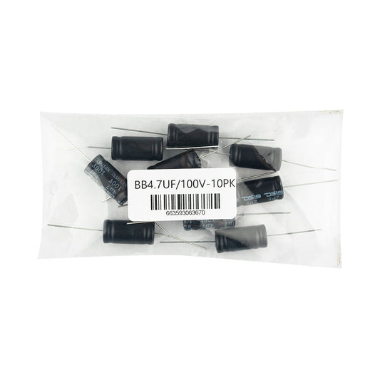 DS18 BB4.7UF/100V-10PK 4.7uF 100V Non-Polarized Bass Blocking Capacitor