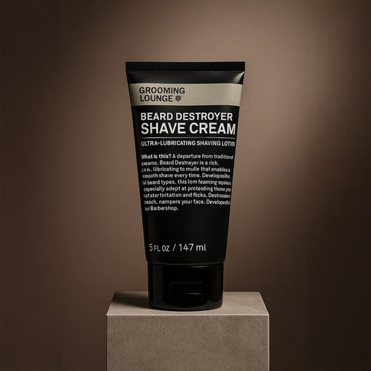 Grooming Lounge Beard Destroyer Shave Cream - Best Shave Cream For Sensitive Skin