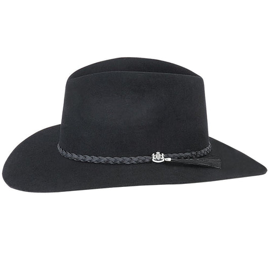 Biltmore Crossroads - Premium Fur Felt Outback Fedora Hat