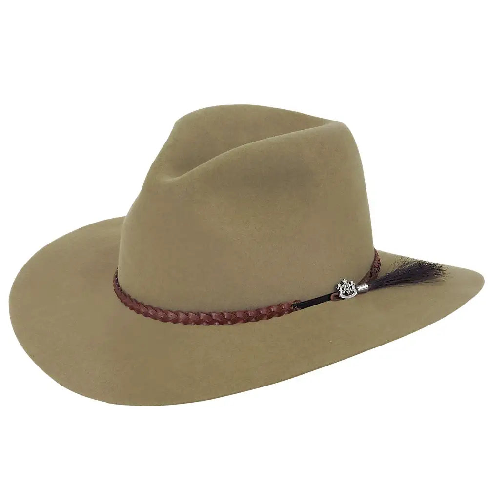 Biltmore Crossroads - Premium Fur Felt Outback Fedora Hat