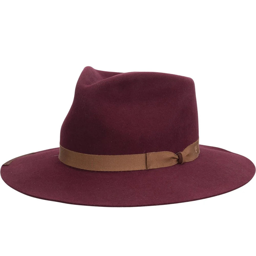 Biltmore Wright - Wide Brim Premium Fur Felt Fedora Hat