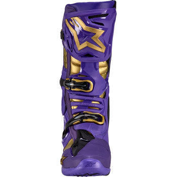 ALPINESTARS Limited Edition Salt Lake Tech 10 Boots - Purple/Gold/Black - US 11 2010020-373-11