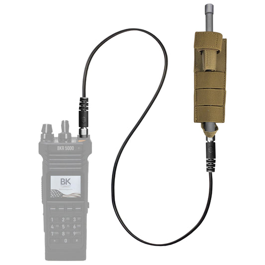 Tactical Antenna Relocation Kit(Black, Tan, or Green) - BK/Bendix King BKR Series