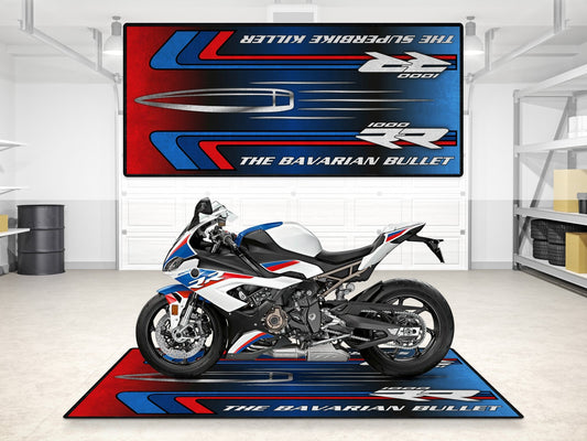 MPM Motorcycle Mat for BMW S1000RR "The Bavarian Bullet" - MM7244