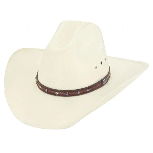 Larry Mahan's Browning (4") - (10X) Straw Cowboy Hat (Closeout)