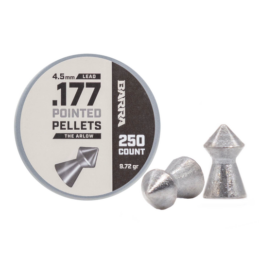 Arlow Pointed Tip .177 Caliber Pellets - 250 Count