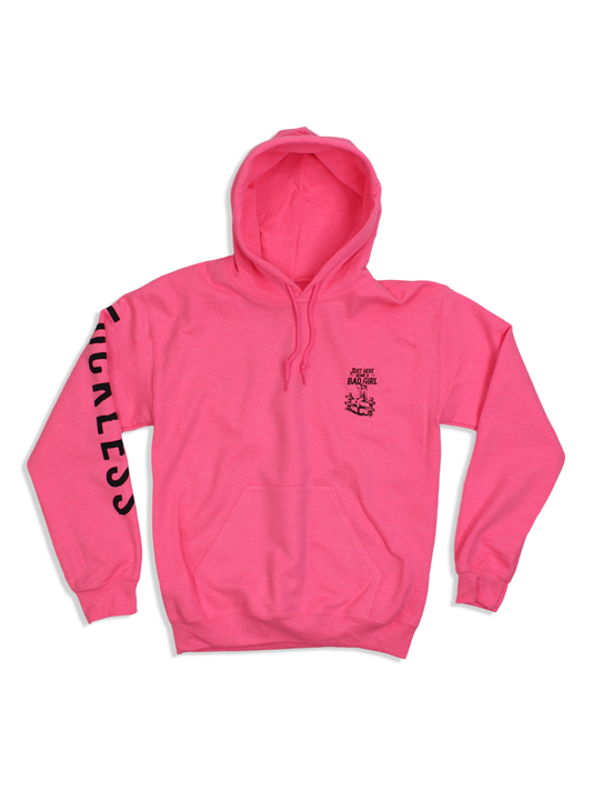 Bad Girl Neon Pink Hoodie